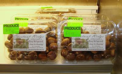 Chestnuts on Grocery Shelf